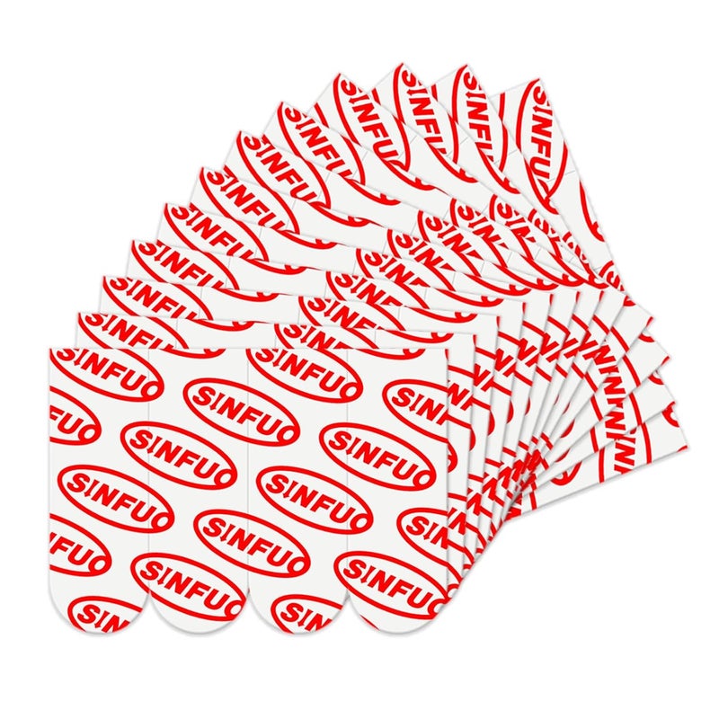 Sinfuo 48 Small Hanging Strips Refill, No Damage Adhesive Strips for Wall Hooks, Removable Picture Hanging Strips，Wall Sticky Double Sided Tape Heavy Duty Variety Pack - Image 1